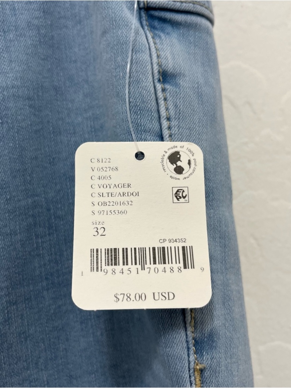 NWT We The Free 32 Blue Penny Pull On Mid Rise Flare Jeans - Picture 7 of 9